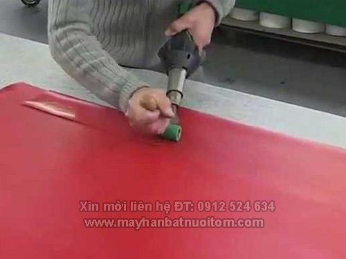 Máy hàn bạt quảng cáo cầm tay Triac ST