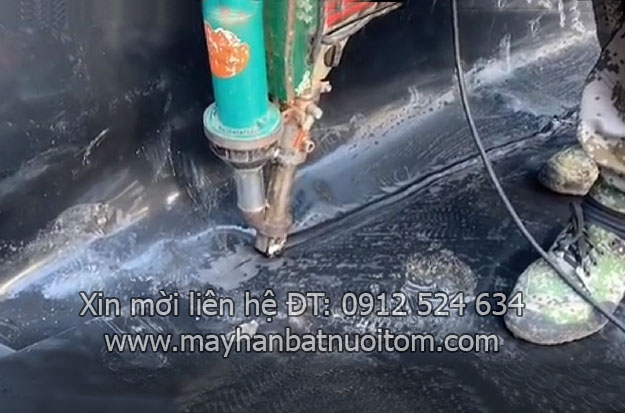 Máy hàn đùn nhựa LST600A hàn bạt HDPE