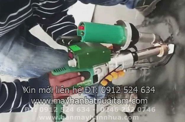 Máy hàn bạt nhựa HDPE, hàn màng nhựa chống thấm 