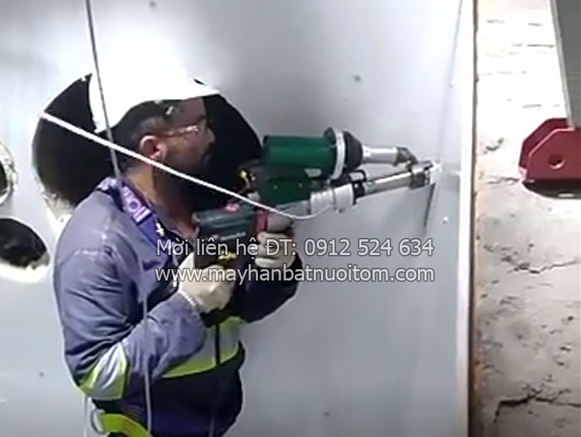 M&aacute;y h&agrave;n đ&ugrave;n nhựa PP model LST610A