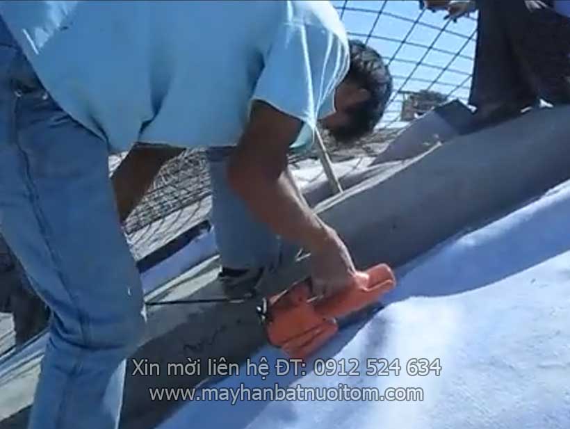 Máy hàn vải địa kỹ thuật, hàn màng nhựa chống thấm LST800