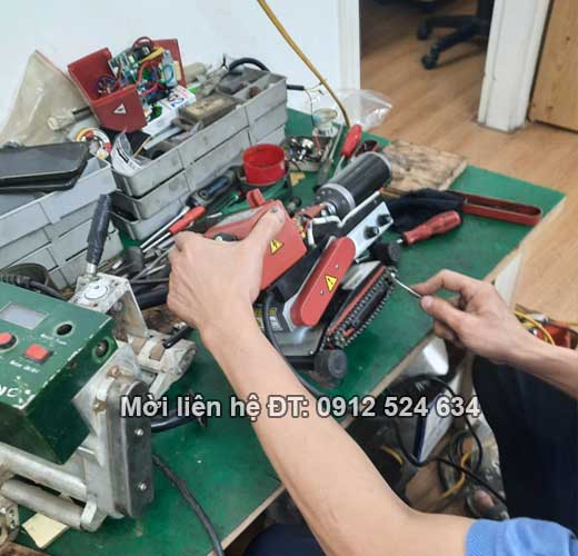Sửa chữa máy hàn bạt ao nuôi tôm LST800