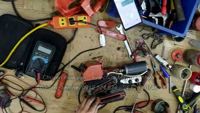 Sửa chữa máy hàn bạt ao nuôi tôm